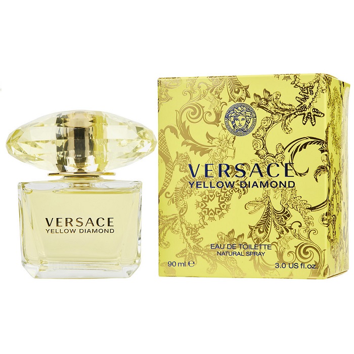 Versace Yellow Diamond Perfume by Versace 3.0oz Eau De Toilette Spray for women